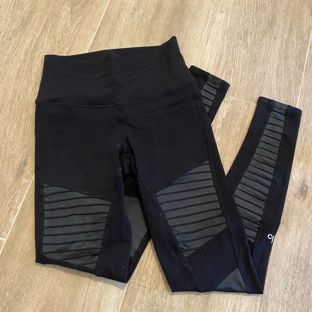 High-Waist Moto Legging